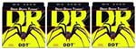 DR Strings DDT Drop Down Tuning Electric Bass Guitar Strings Front View